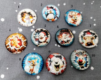 Christmas cabochon needle minder for cross stitching/embroidery/cross stitch accessory