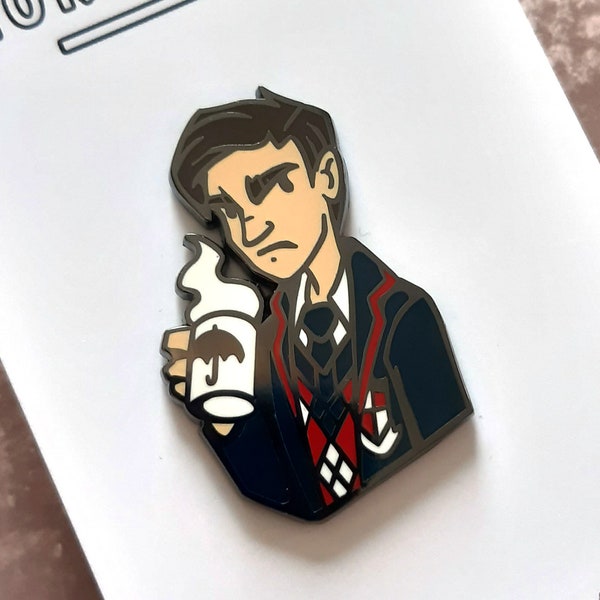 Five Hargreeves Emaljnål – Gunmetallpläterad nål