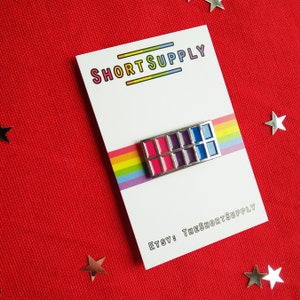 Bisexuell Flagge Offizier Rank Bar Pride Anstecknadel