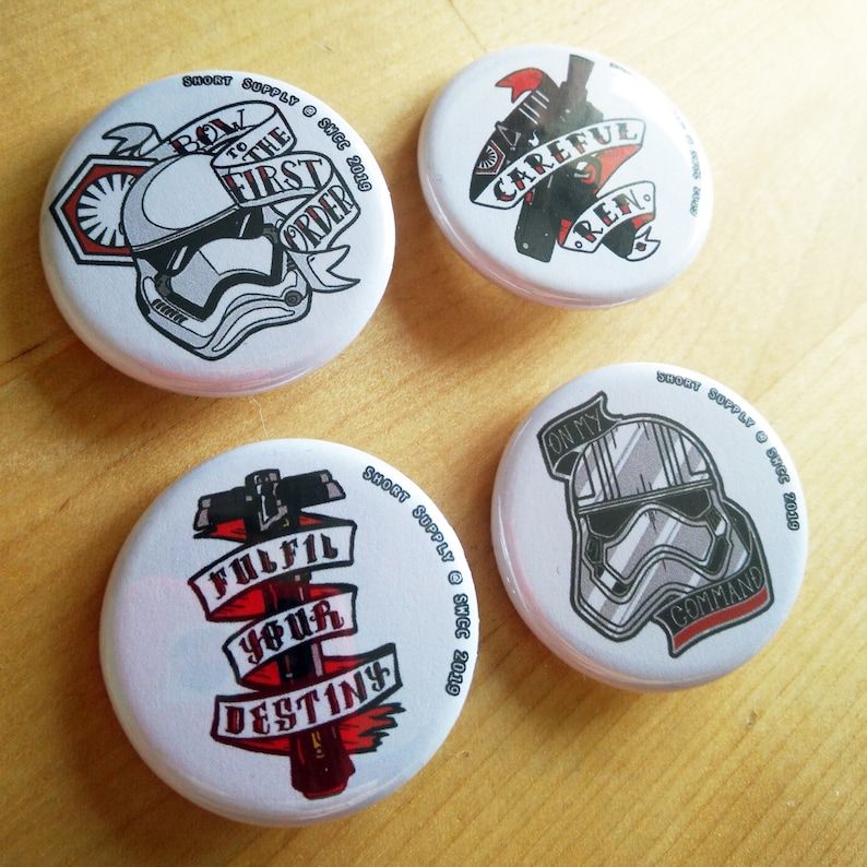 Button Badge Captain Phasma Star Wars Celebration Chicago