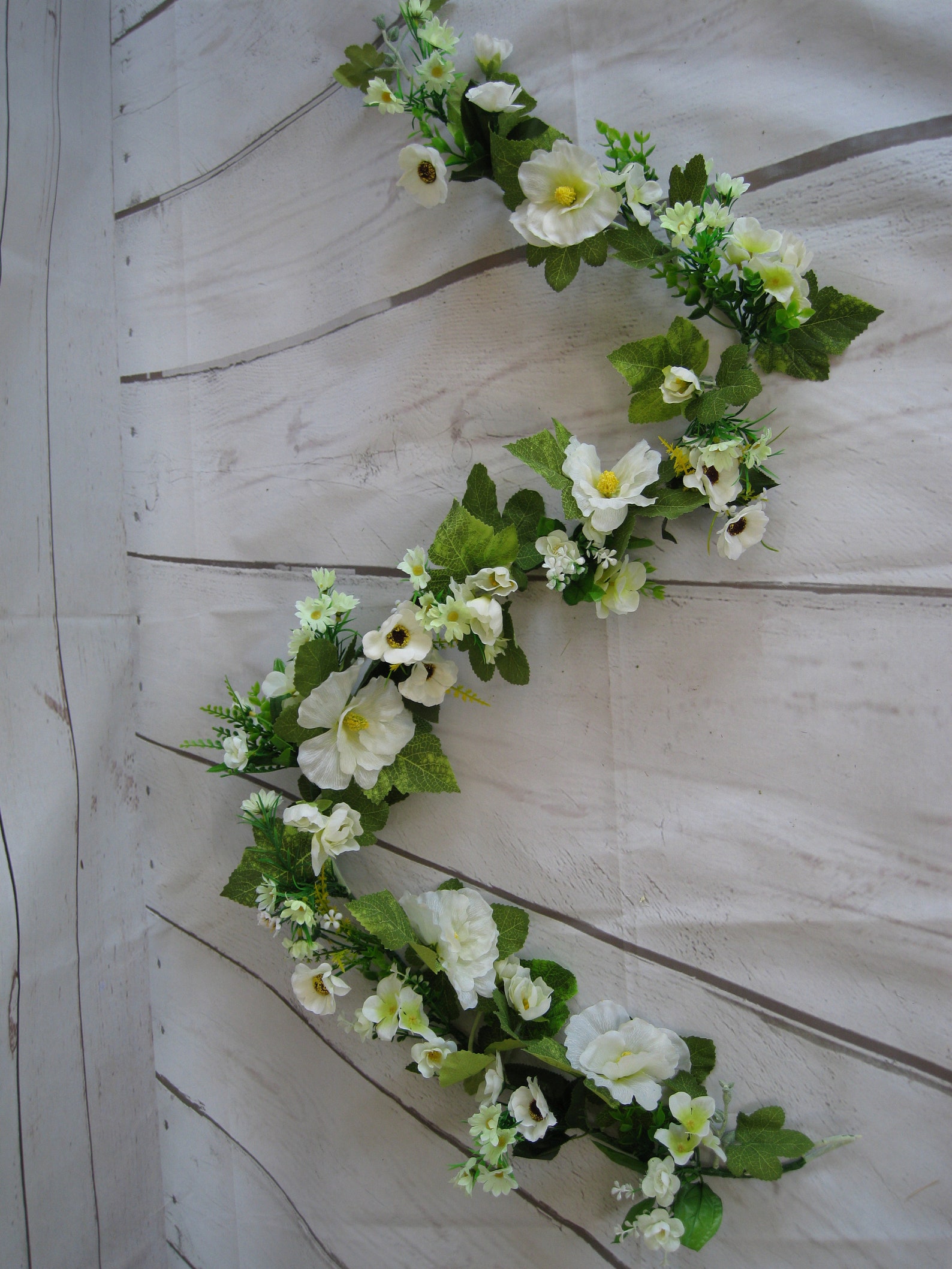 Flower Garland Decoration Floral Garlands Wedding Swag Etsy