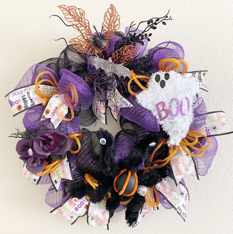 Kids DIY Halloween Wreath Kit Etsy