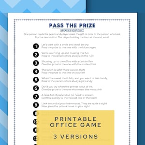 Pass the Prize Team Building Games for Work Employee Favorites Office Games Pass the Prize Game Team Building Activities Pass the Gift Game
