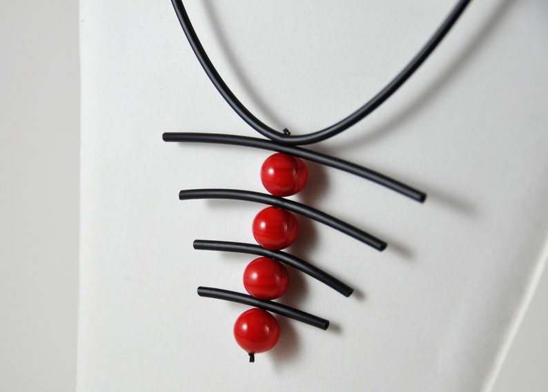 Red Bead Necklace