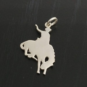 FIT Charm: Bull Rider - Sterling Silver Charm