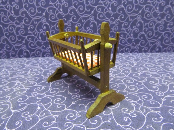 vintage wooden doll furniture
