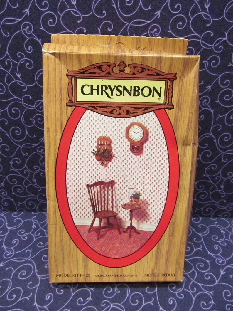 Vintage Chrysnbon Heritage In Miniatures Dollhouse Furniture Etsy