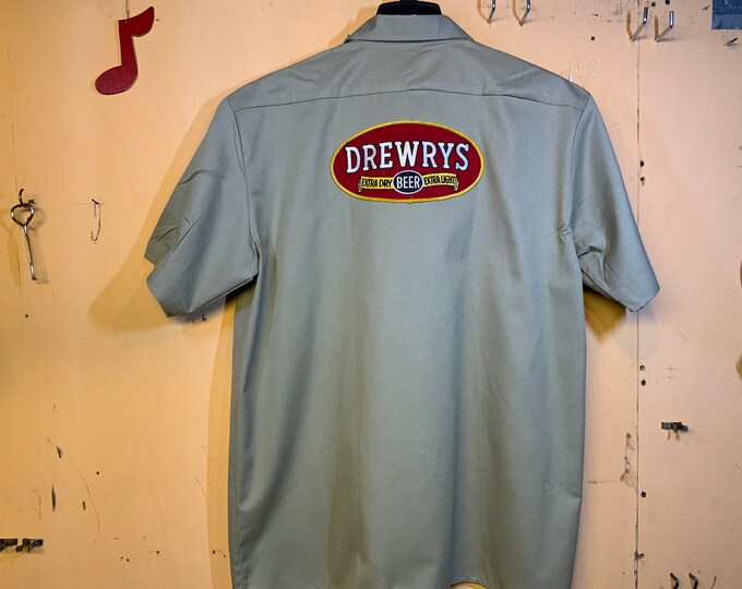 Drewrys Beer Work Shirt Dickies Xl Etsy