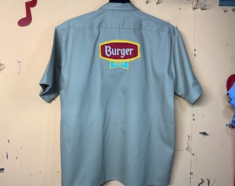 Burger Bier Arbeit Shirt dickies XL.