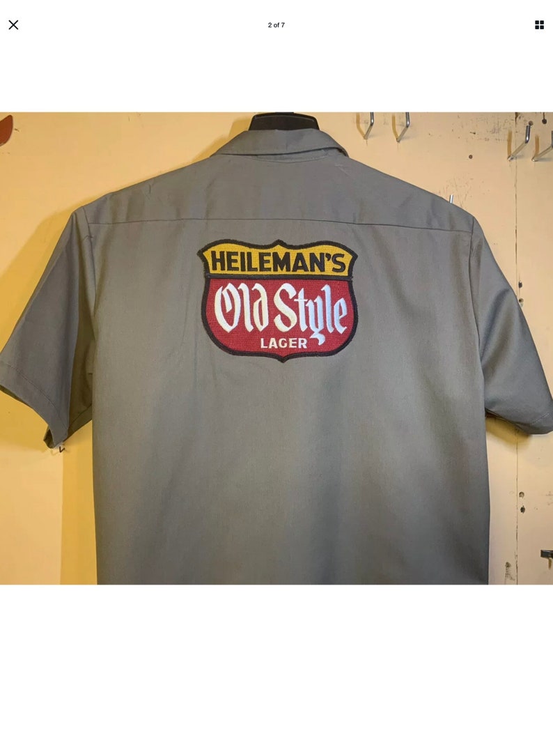 HEILEMANS old style beer work shirt dickies xl Etsy