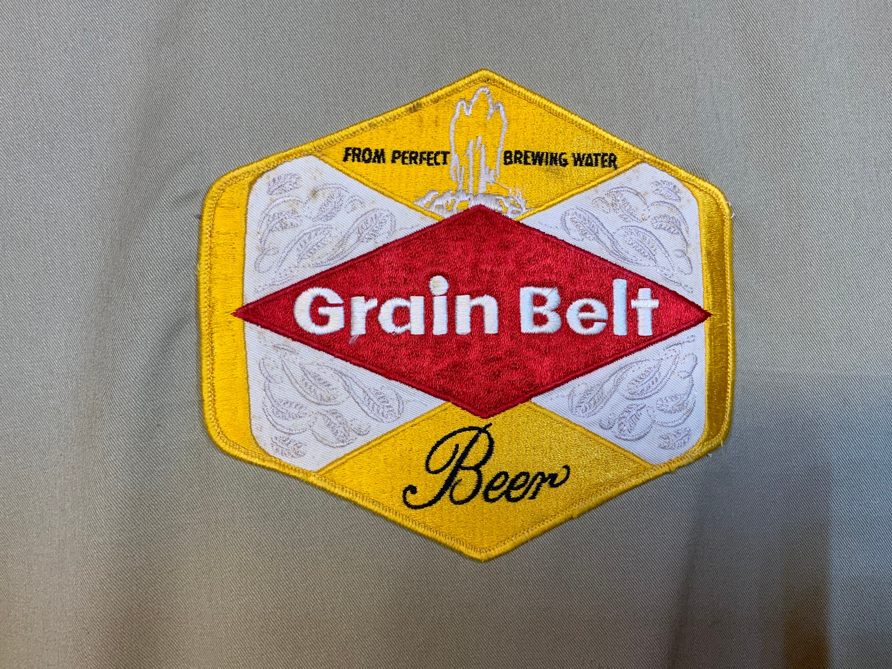 Grain belt beer work shirt dickies large. Etsy