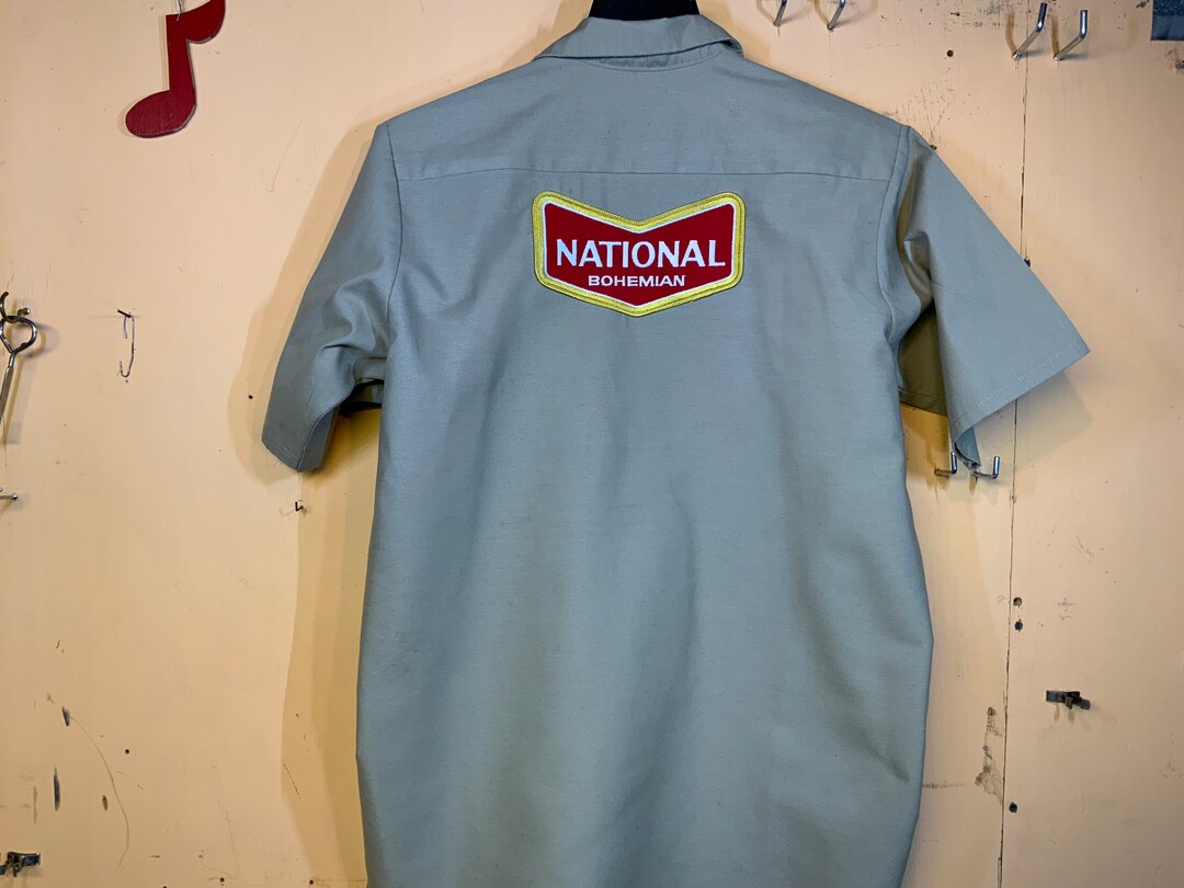 National Bohemian Beer Work Shirt Red Kap Large. Etsy