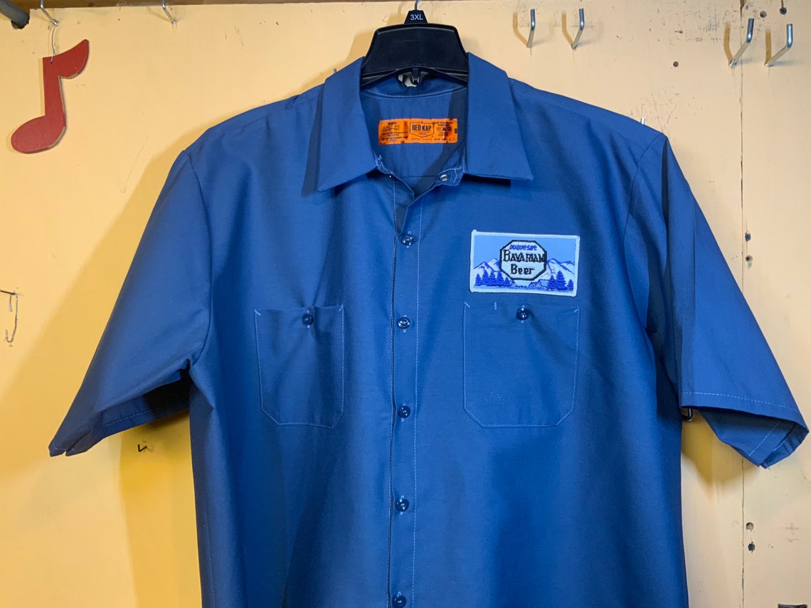 Duquesne Bavarian beer work shirt red kap xxl Etsy