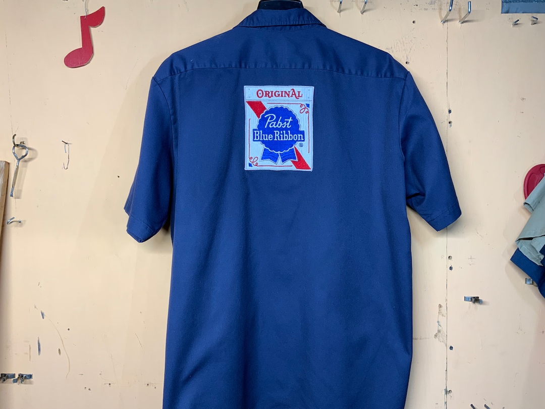 Pabst Blue Ribbon Beer Delivery Guy Work Shirt Dickies Xxl. Etsy