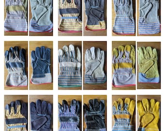 Guantes de jardinería vintage