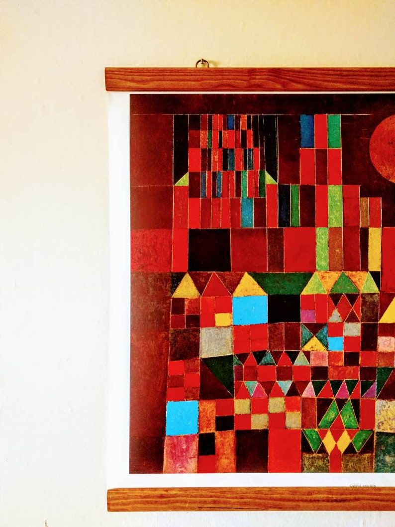 Minimalist picture frame wooden magnetic teak stained or ...