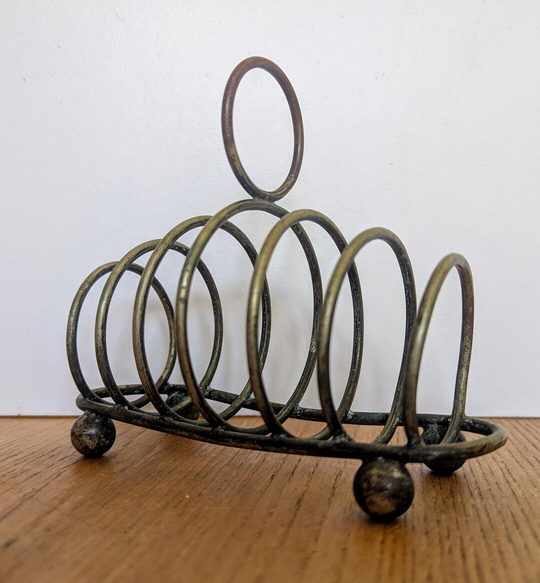 Muted Brass Early 20th Century Toast Rack - Etsy