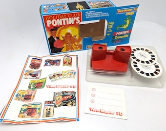 1980s View master themed for Pontins leisure park, with classic viewmaster, 3 reels, original box and paperwork