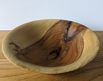 Hand turned English small wooden bowl