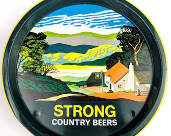 Bandeja metálica Vintage Strong Country Bitters
