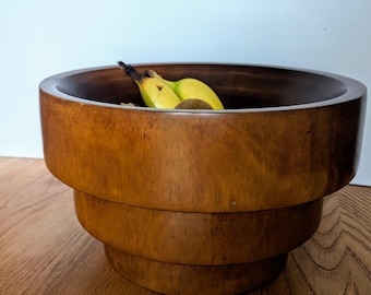Große Obstschale aus Mangoholz