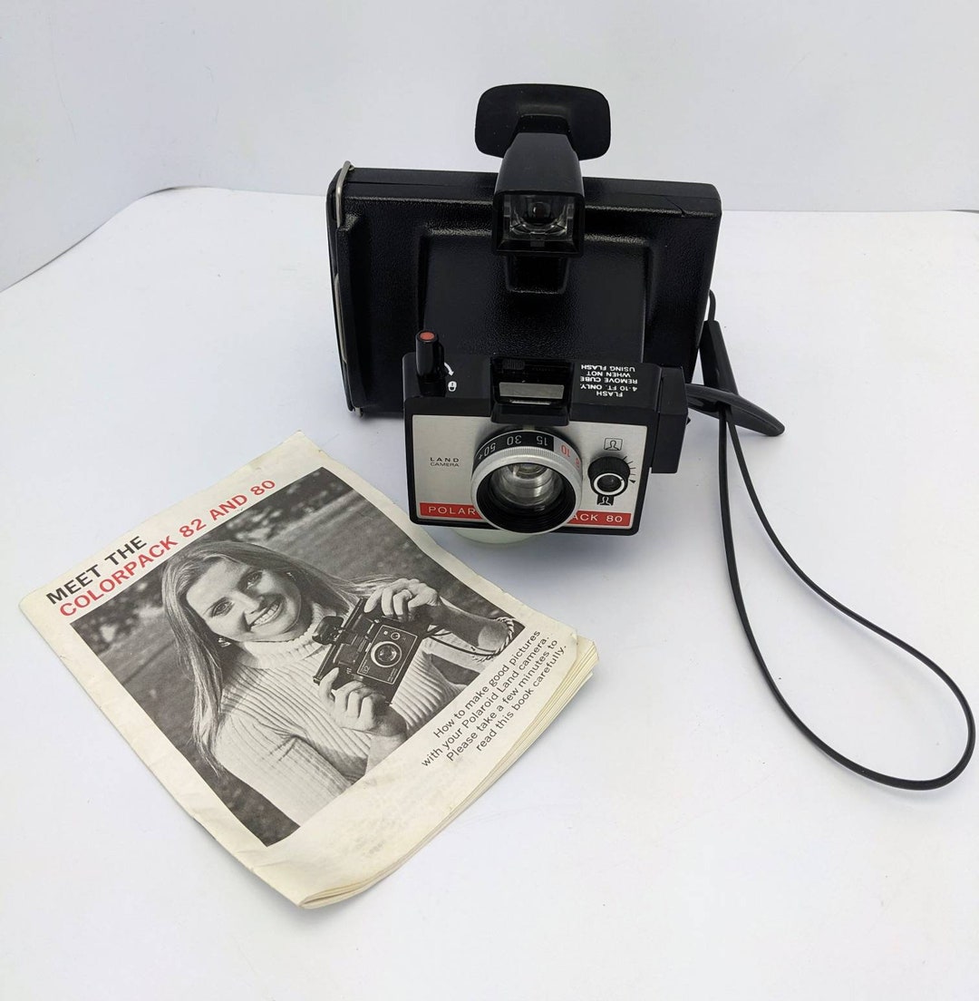 1970s Polaroid Colorpack 80 Camera With Full Original
