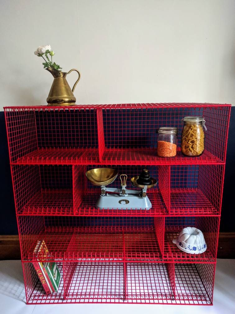 Unique Modular Shelving Unit Vintage Royal Mail Sorting 50