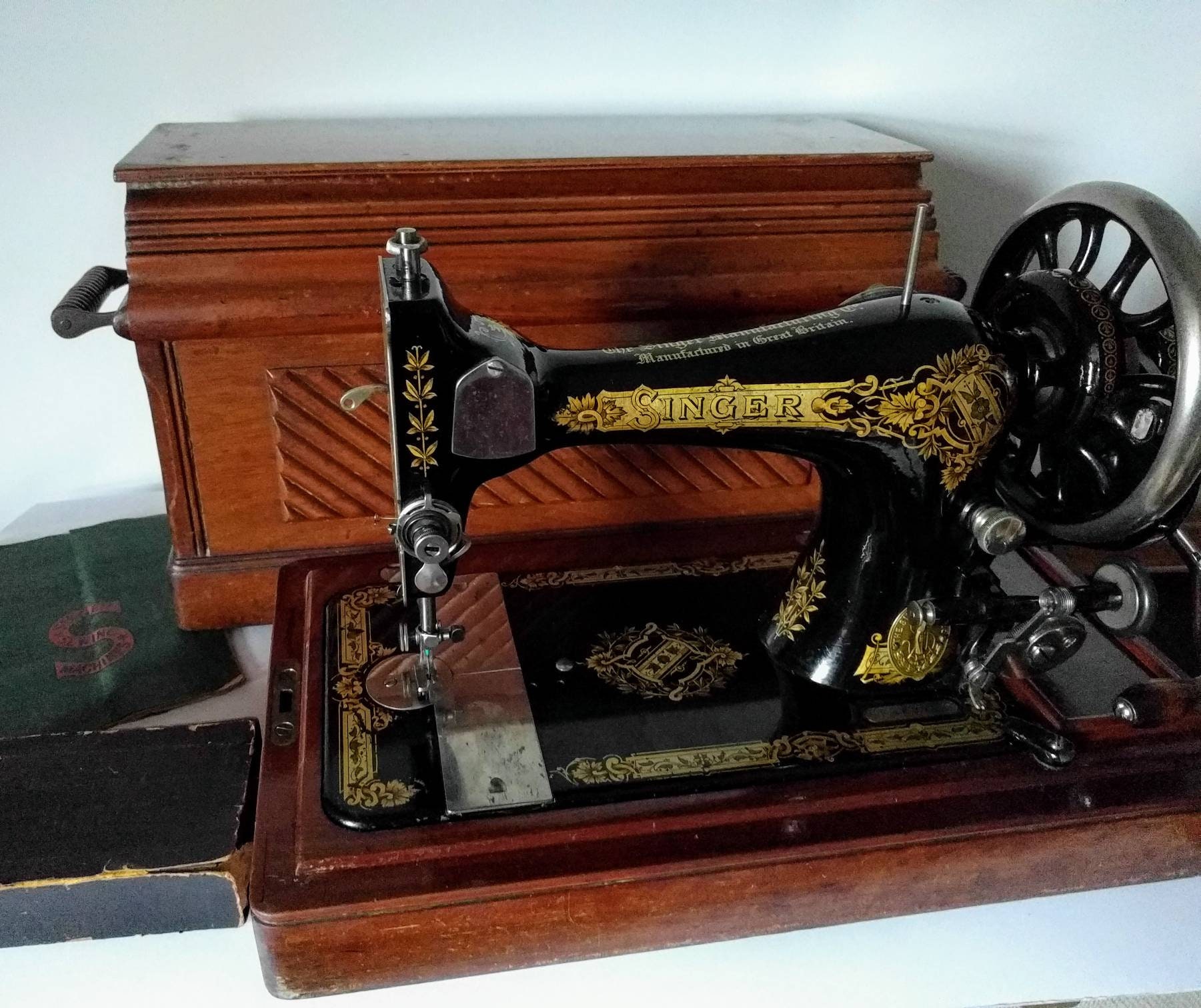 Original Antique Singer Sewing Machine Model 28 Commissioned January 10 1910