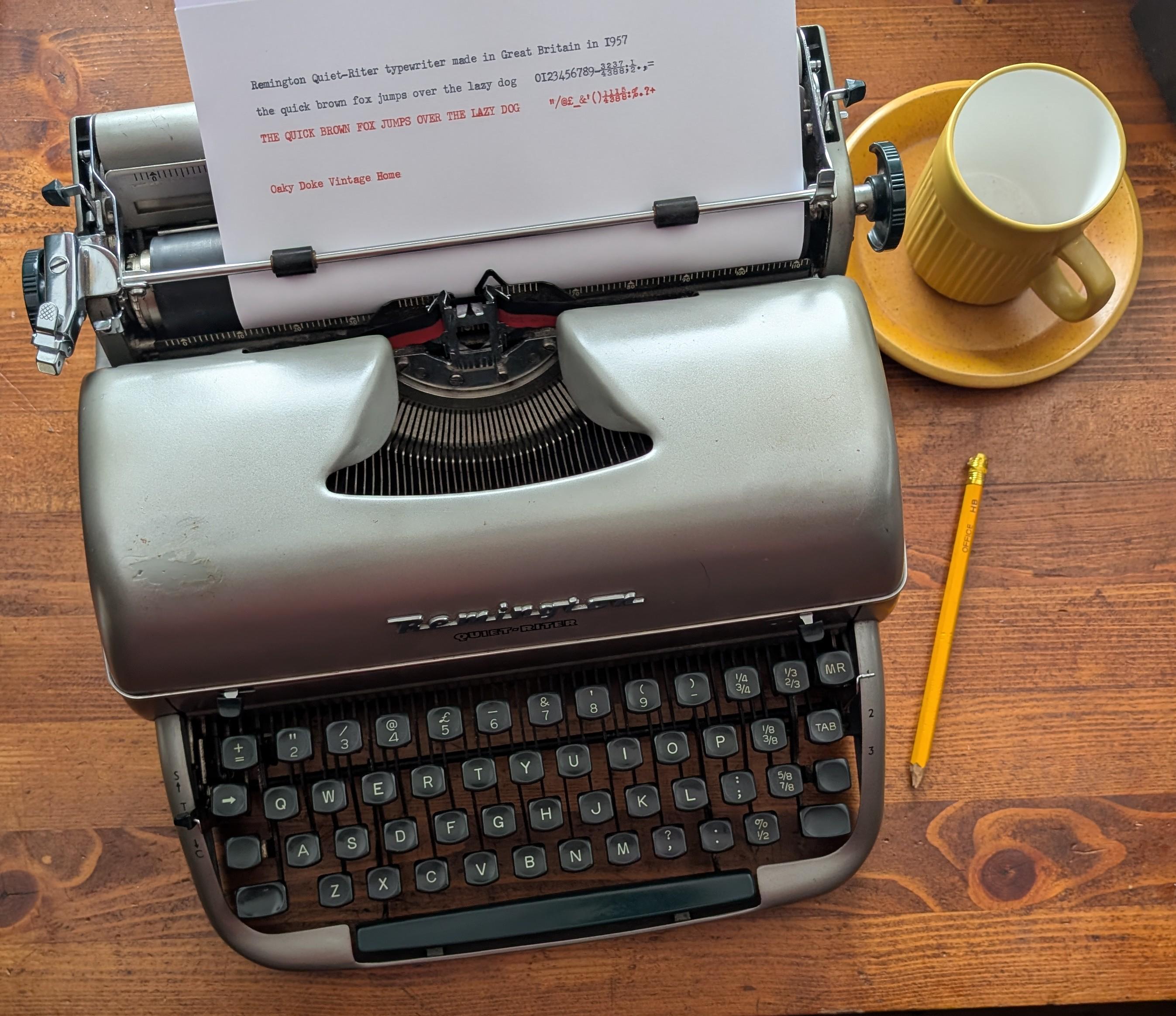 Remington portable typewriter - Etsy 日本