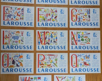 Petit Larousse~french Illustrated Dictionary~1961 Ex Library - Etsy