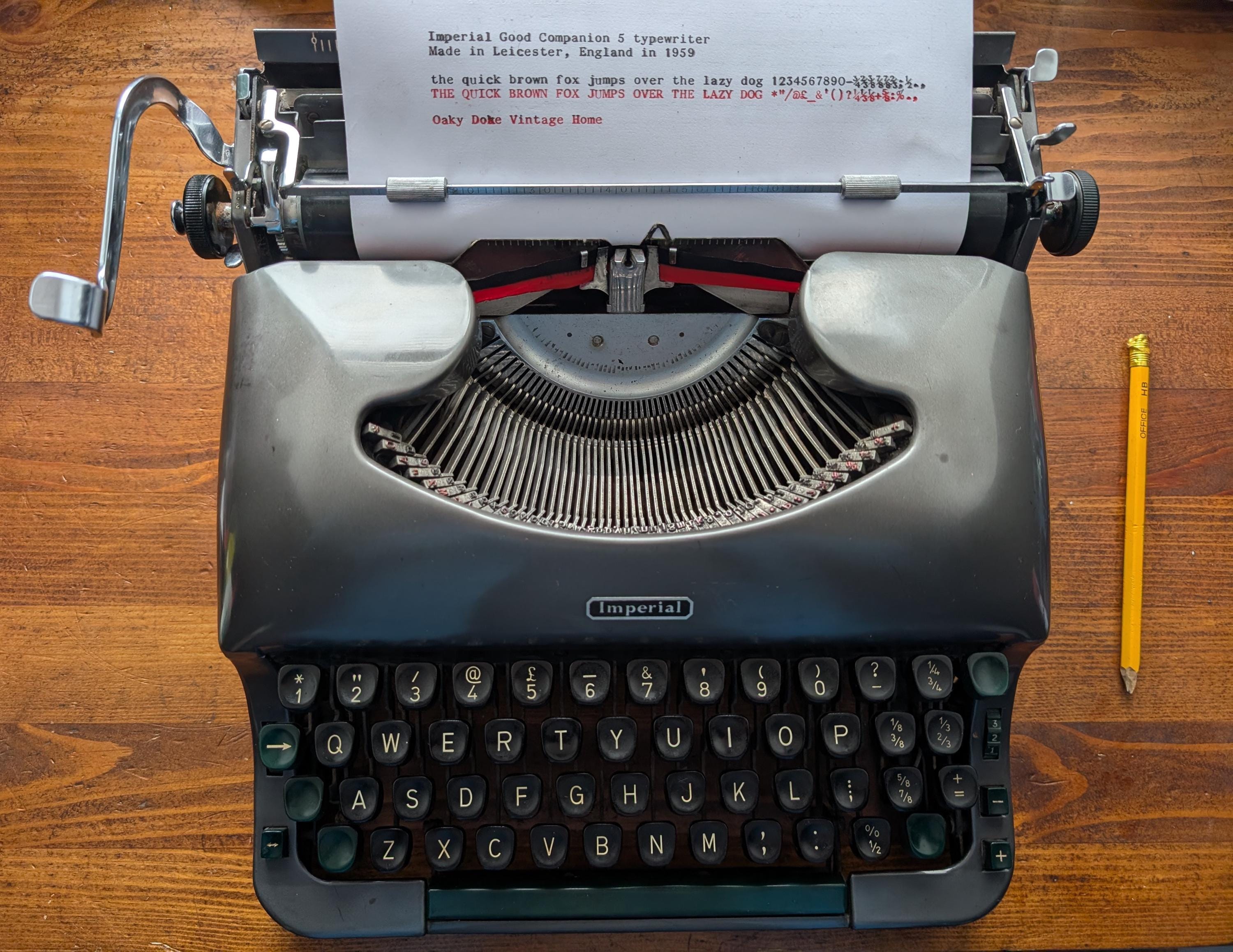 1950s typewriter - Etsy 日本