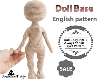 etsy crochet doll pattern