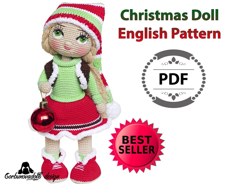 etsy crochet doll pattern