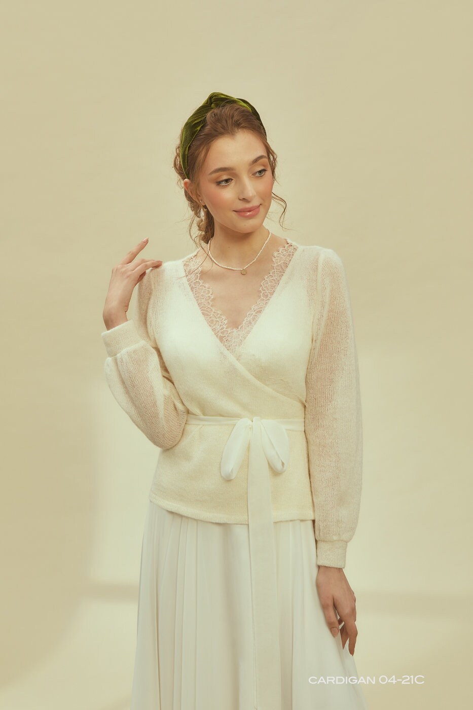 Cardigan wedding knitted cardigan ivory bride winter soft Etsy