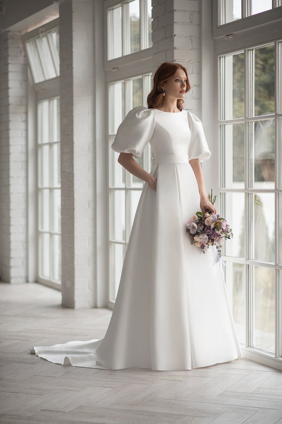 white satin long sleeve