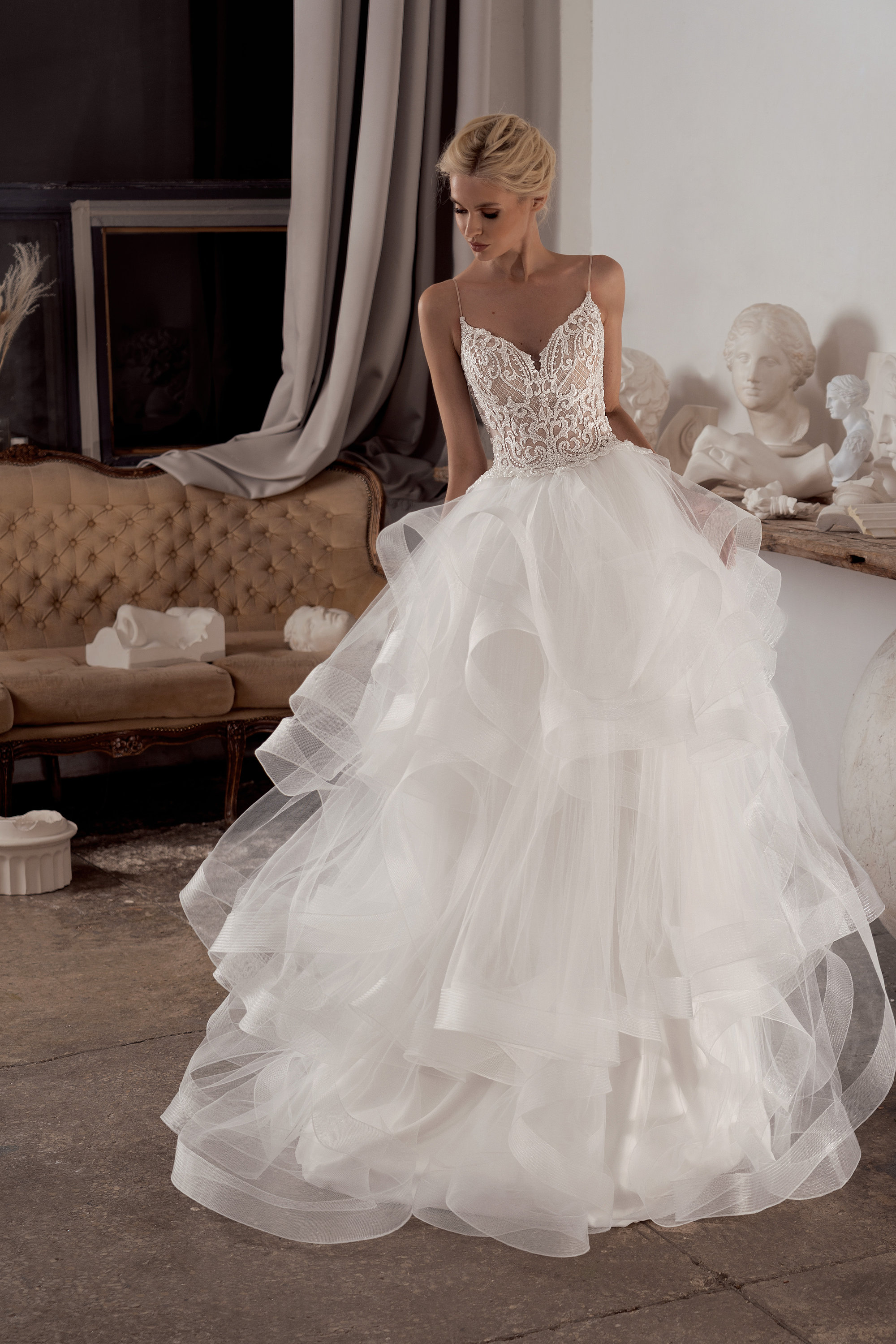 sexy boho wedding dress