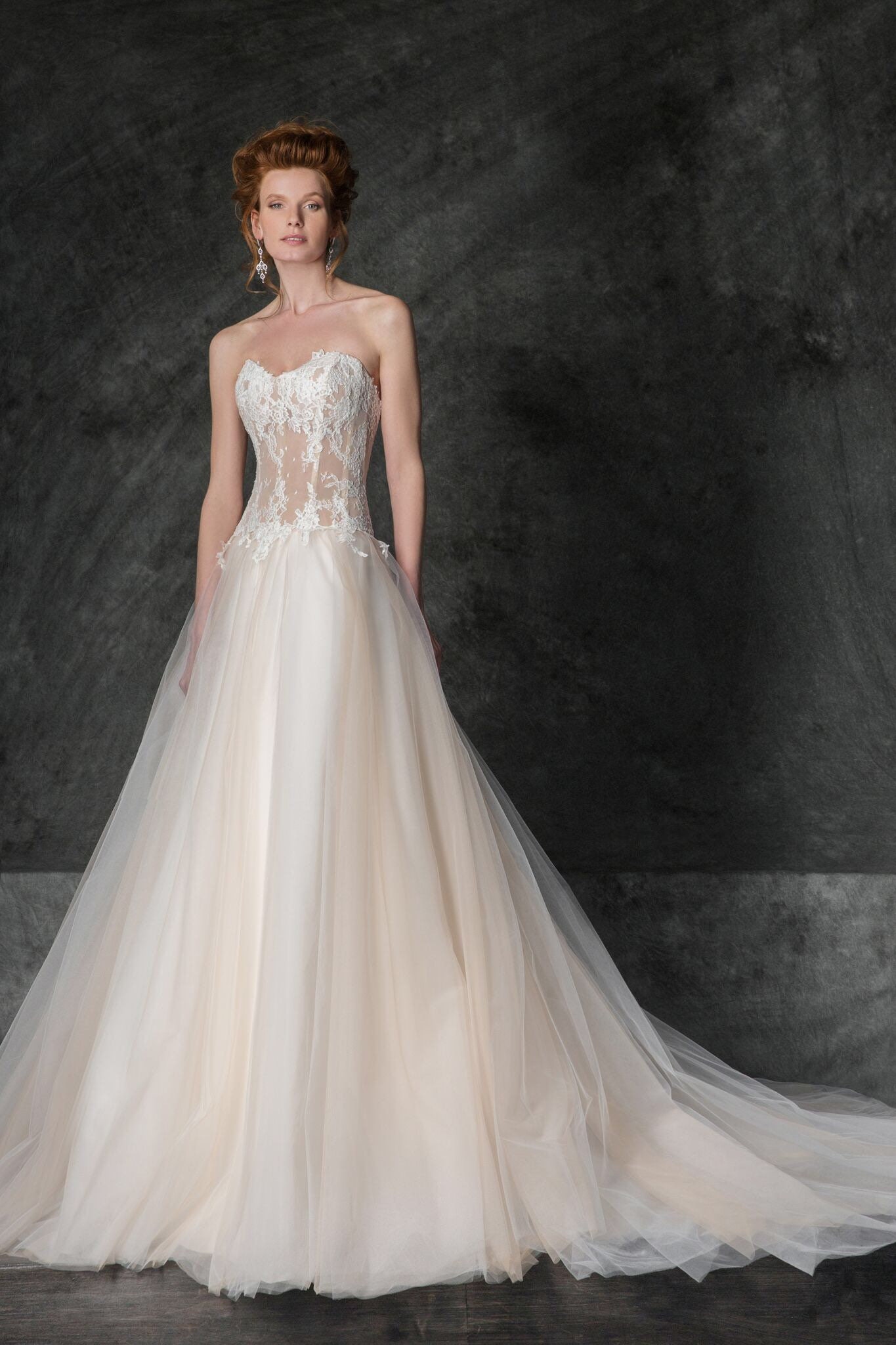 A Line Wedding Dress Tulle Boho Wedding Dress Princess Best Etsy