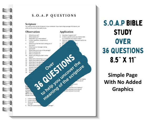 S O A P Bible Study Guide Printables Pdf S O A P Bible Study Etsy S O A P Bible Study Guide Printables Pdf S O A P Bible Study Etsy