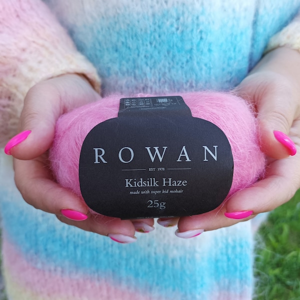 Premium Kidsilk Haze Yarn: Softest Mohair with Silky Finish for Elegant Projects!
