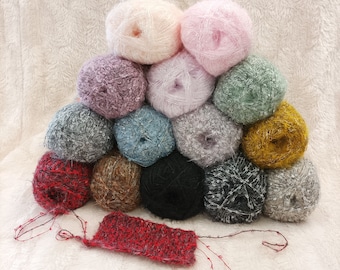 Rosi Bouclé: Luxuriously Fuzzy Yarn from Europe for Creating Unique Textured Designs
