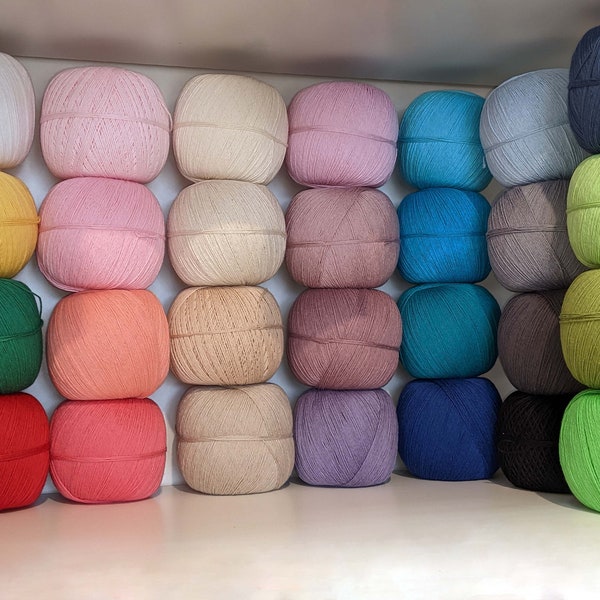 Fil de coton peigné égyptien : idéal pour un crochet de qualité