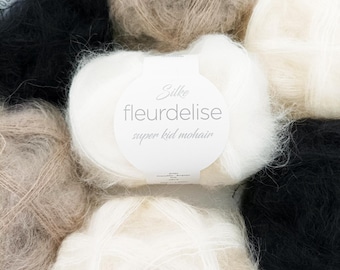 Super Kid Mohair Lace Yarn - Exquisite Italian Yarn by Silke