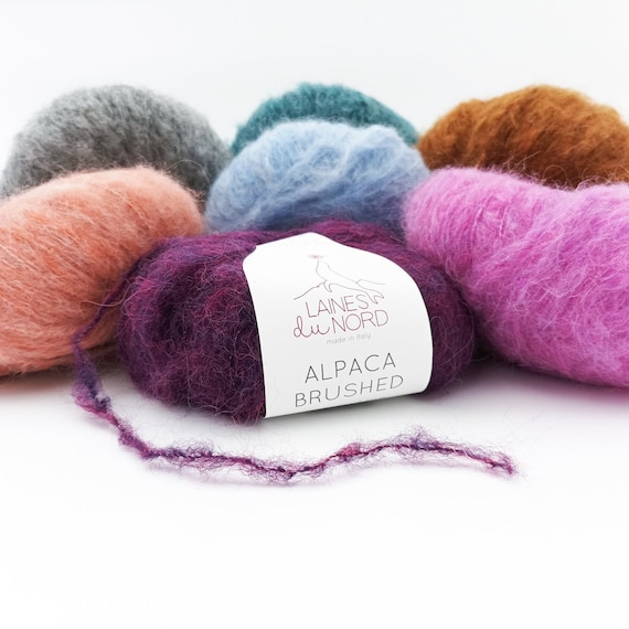 Luxurious Laines Du Nord Alpaca Brushed Yarn: the Perfect