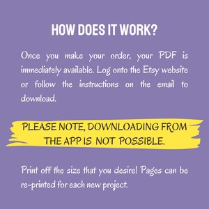 Printable Knitting Planner | PDF | A4 | A5 | Pink - Etsy