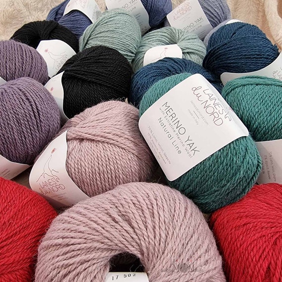 værtinde største reservedele Laines Du Nord Merino Yak Yarn - Etsy