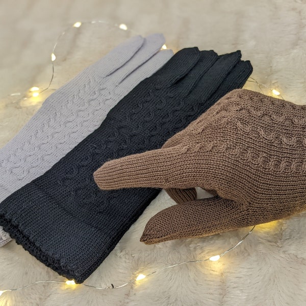 Gants en laine mérinos fins mais isolants - Parfaits pour le confort par temps froid !