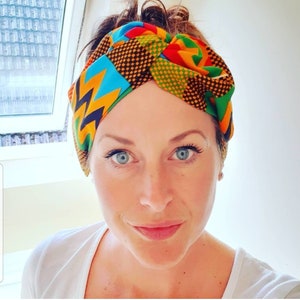 wire head wraps Uk, Kente headband, Rockabilly, wire head band Scarf, African print Headwrap, ankara dolly bow knotted turbans