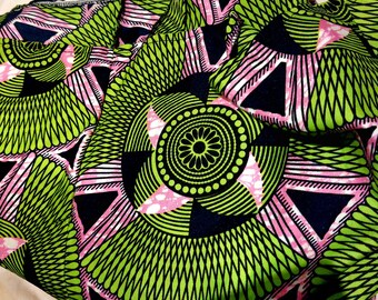 Wired African Print Headband: Boho Hair Scarf, Twist Headwrap