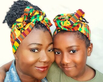 Wired Head Wrap: Boho African Print Headband