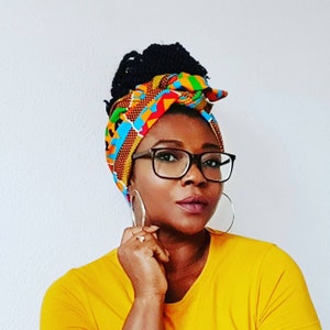 Wired Head wrap, kente ankara headband, wire Head Scarf for women, boho headband,African headwrap turban wired